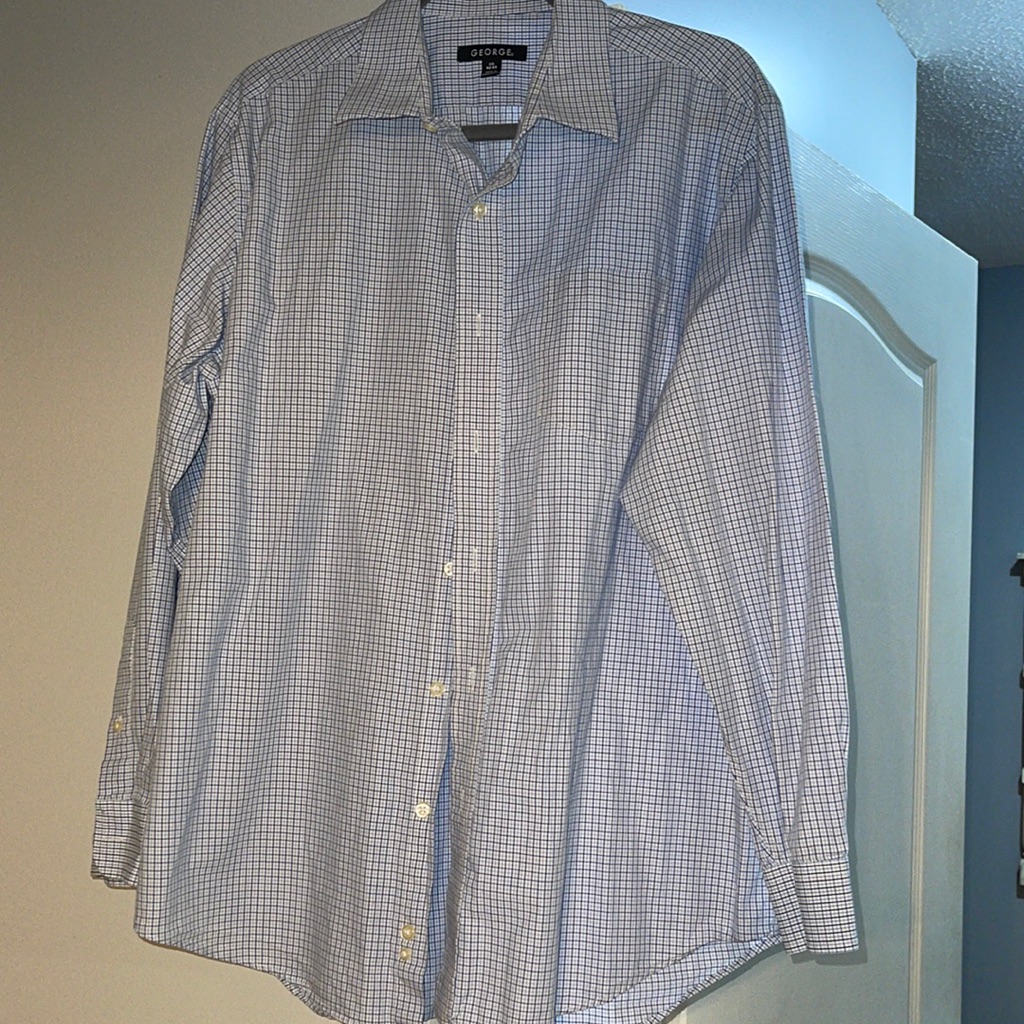 Checked Button Down Shirt
